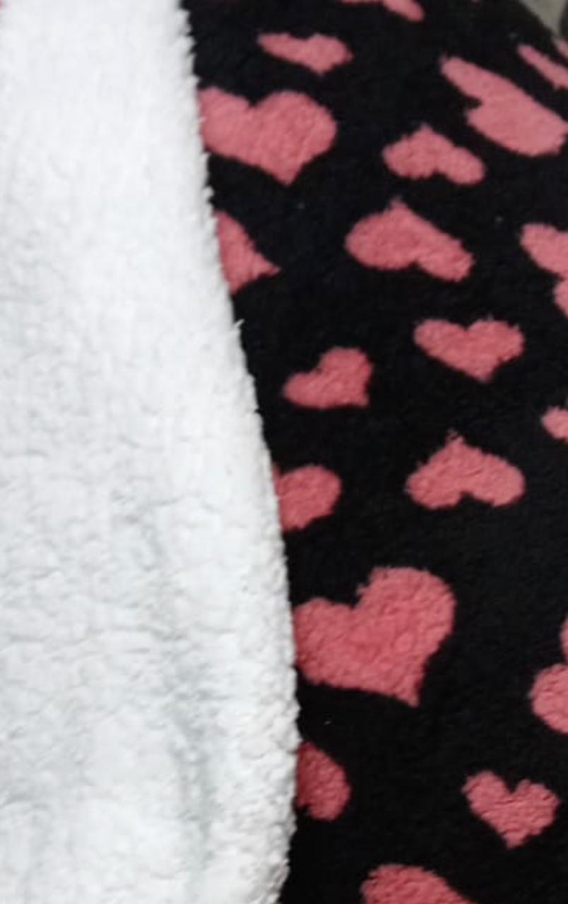 Polka Hearts Snood Dog Sweater – Luxury Fleece & Sherpa Lining