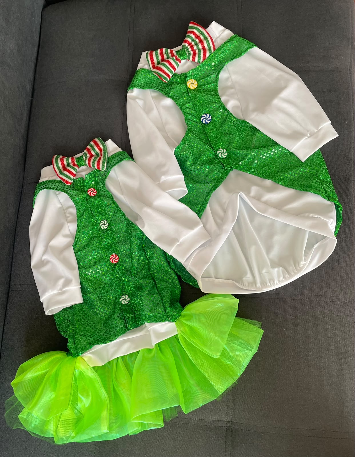 Christmas Candy Shop Sparkle Dog Tutu Dress