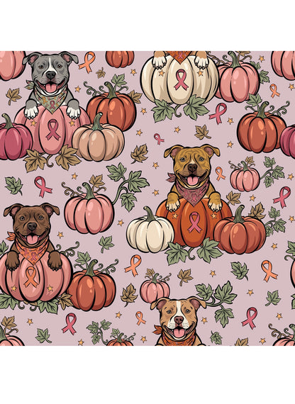 Orange You Glad We Wear Pink (Light Lavender) - Dog Pajama with Pink Neck & Trim/Sleeves