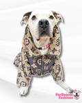 Furri Vuitton Water Resistant Jacket with Luxury Fleece Lining (can be made in any pattern)