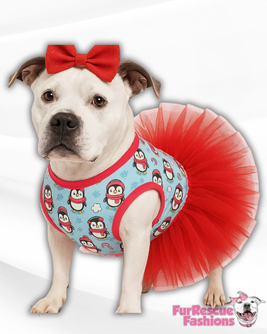 2025 Winter Wonders Dog Tutu Dress (Available in any pattern from this preorder)