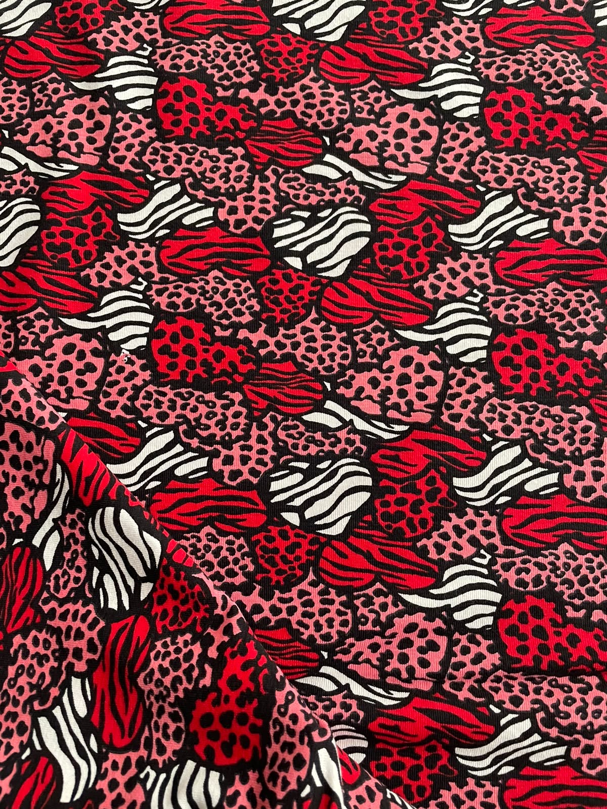 Animal Print Hearts Dog Shirt/Dress/4-Legged PAWjama (Classic Fabric)