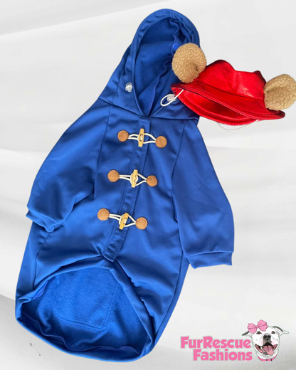 PAWddington Adventure Bear Dog Hoodie