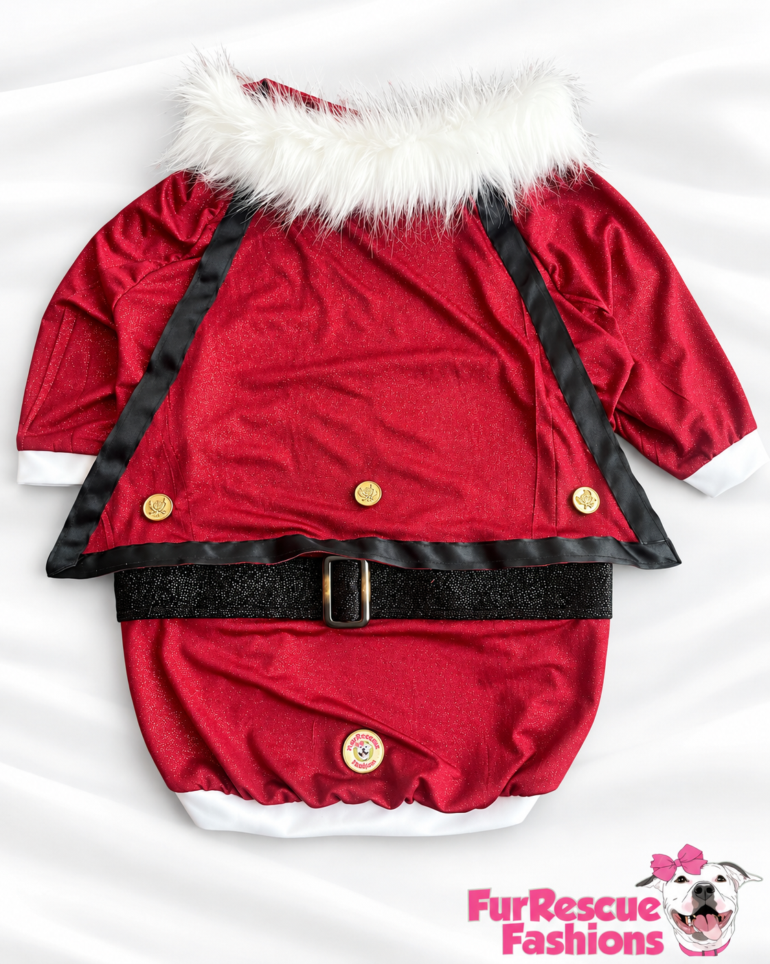 Santa’s Scarlet Christmas Dog Shirt