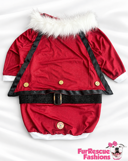 Santa’s Scarlet Christmas Dog Shirt
