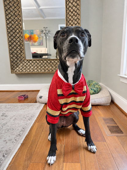 Nutcracker Couture Bow Tie Dog Shirt