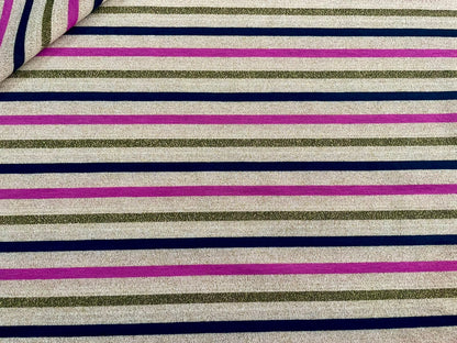 Preppy Stripes Dog & Shirt – Blue or Fuchsia