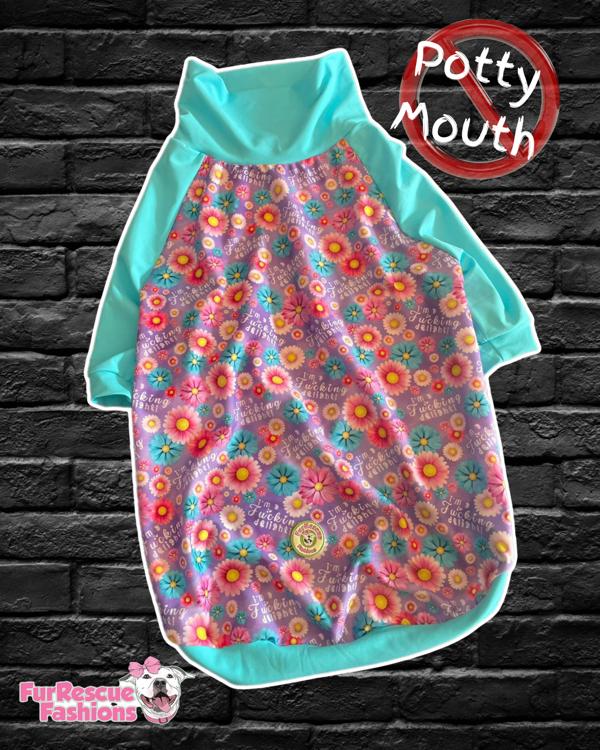 Delighted Daisy Dog Shirt/Dress/4-Legged PAWjama (UV50 Fabric)