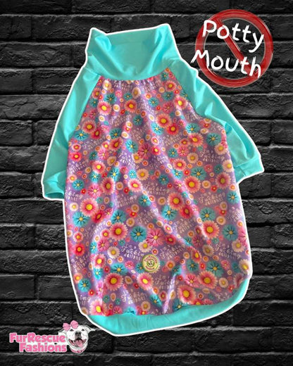 Delighted Daisy Dog Shirt/Dress/4-Legged PAWjama (UV50 Fabric)