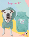 Pitties Are Love OR Rescue Advocate Dog Hoodie In CLASSIC Fabric