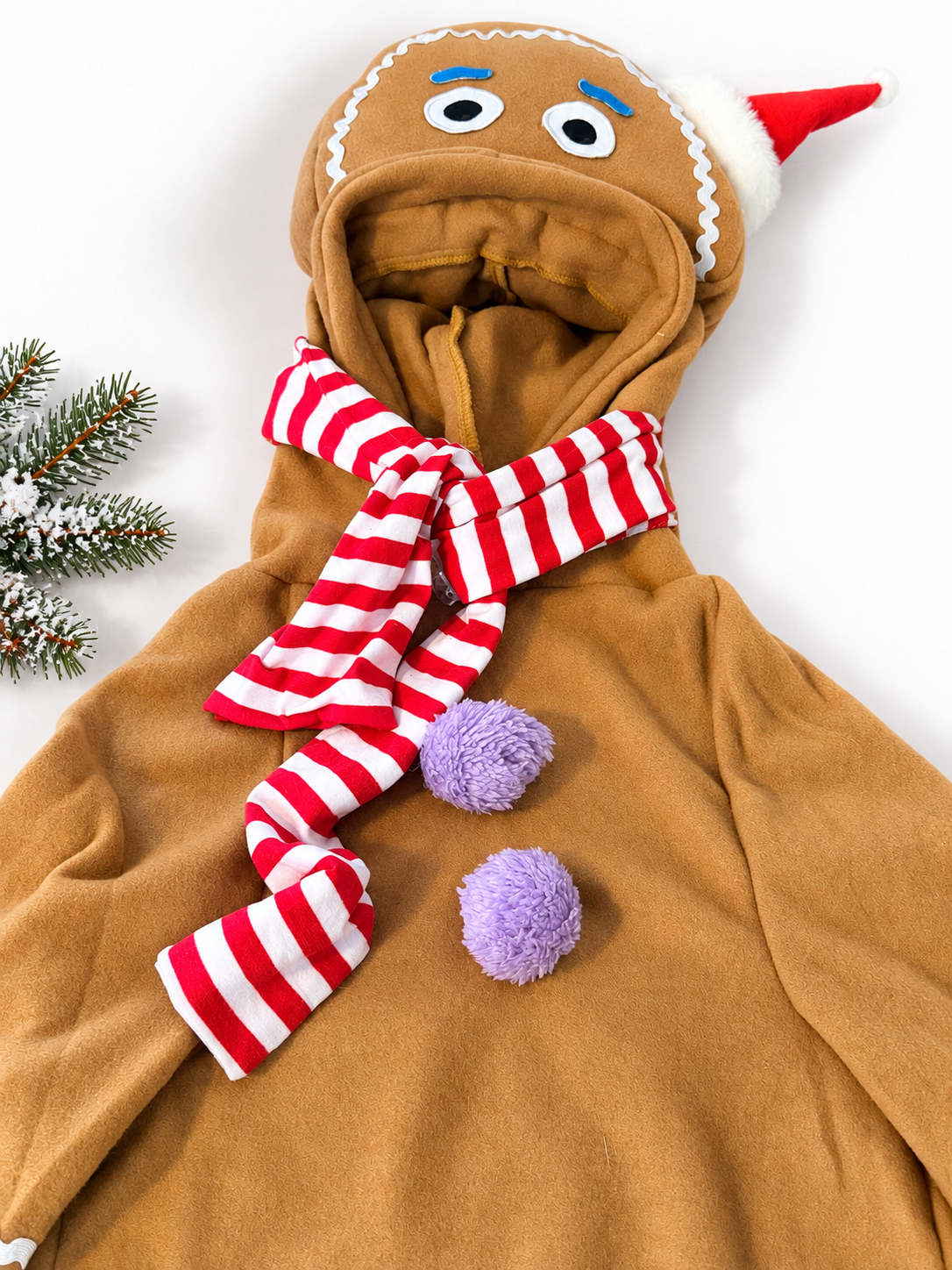 Sugar & Spice Gingerbread Christmas Dog Costume
