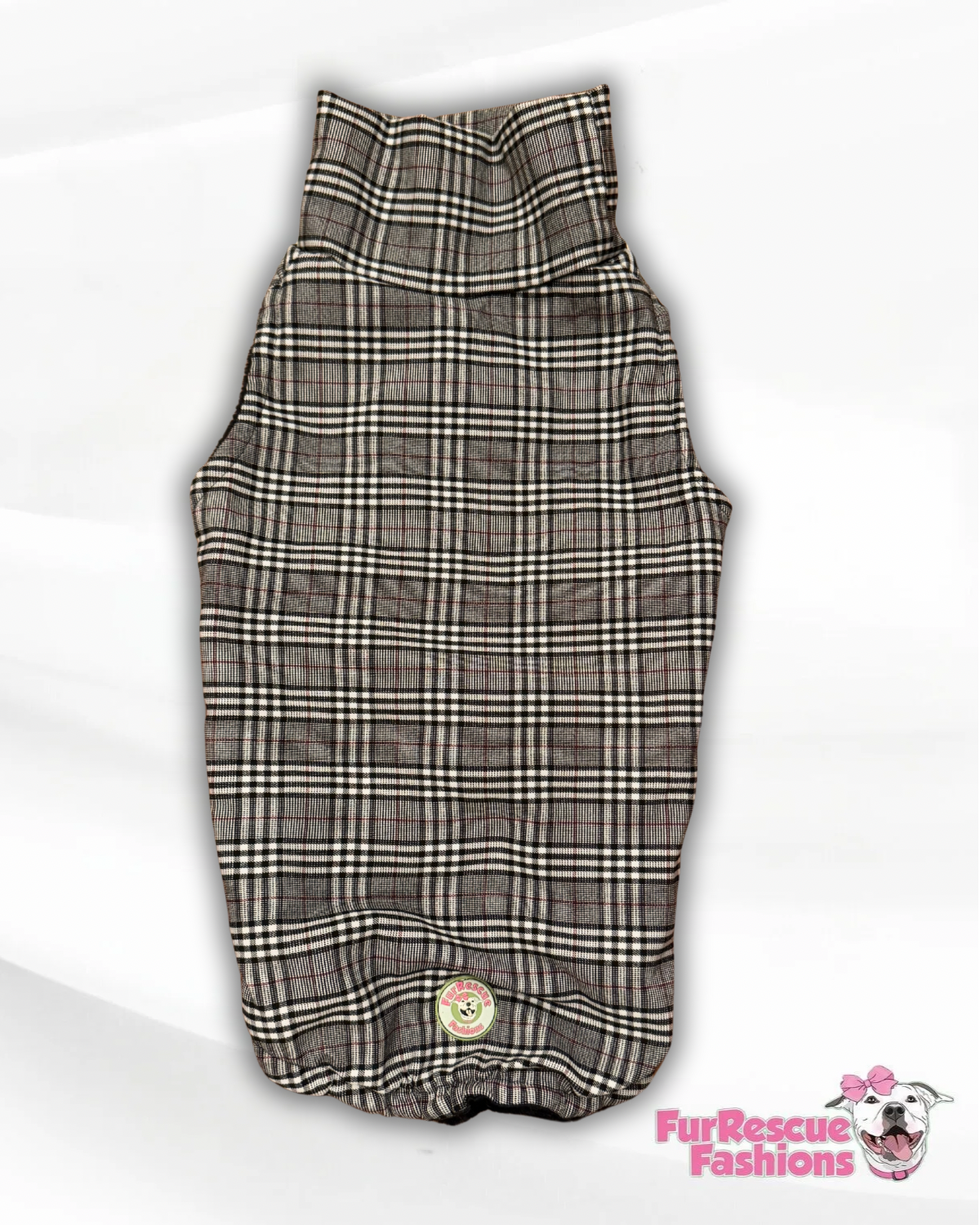 Classy Plaid Velcro Side Closure Vest