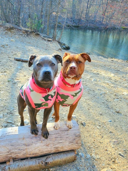 Cotton Candy Camo Dog Shirt/Dress/4-Legged PAWjama (Classic Fabric) (Copy)