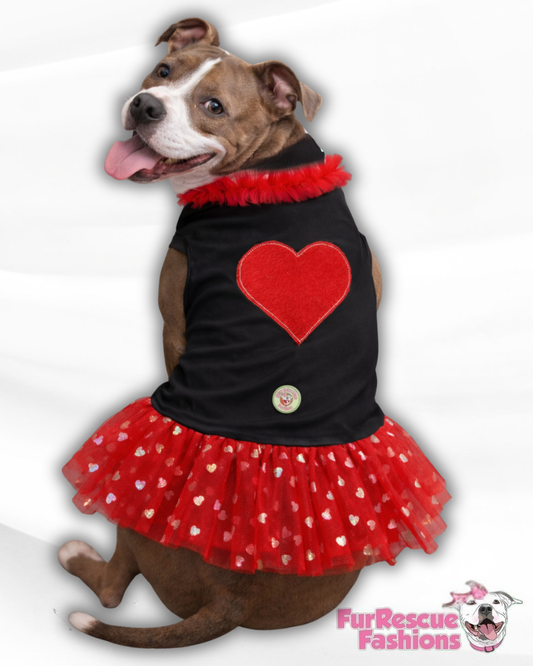 Lover girl Dog Tutu Dress (Available in 3 colors)