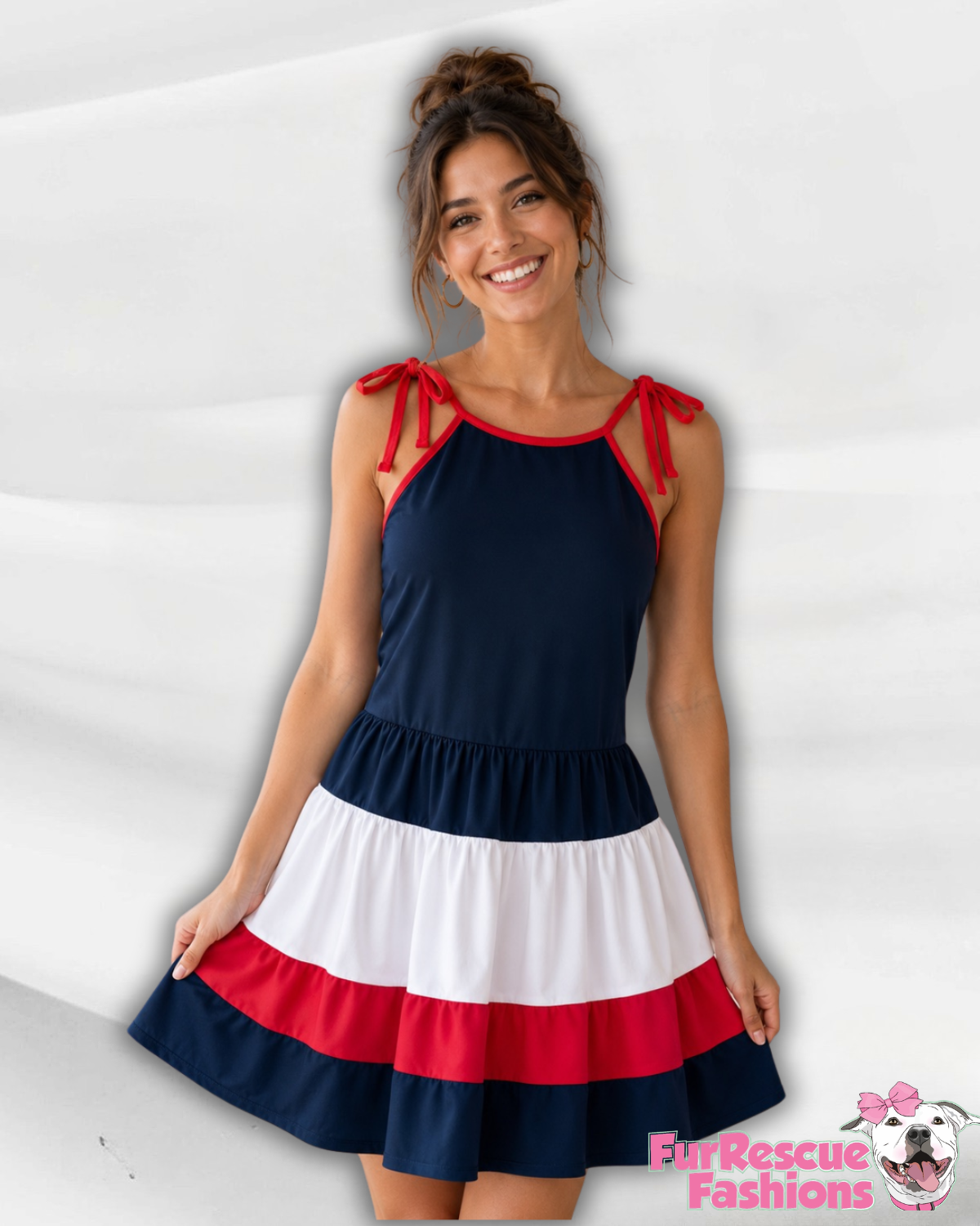 Americana Sweetheart Human Dress