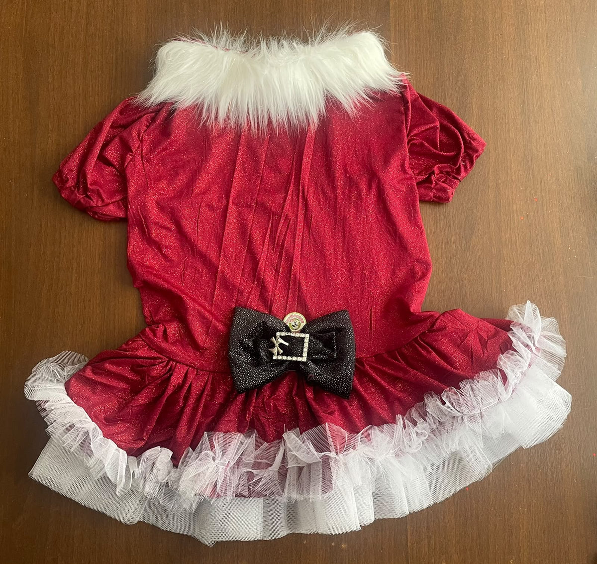 Santa’s Scarlet Belle Couture Christmas Dog Dress