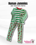 2024 Happy Holidays Human Pajamas Sets (Pants & Matching top)