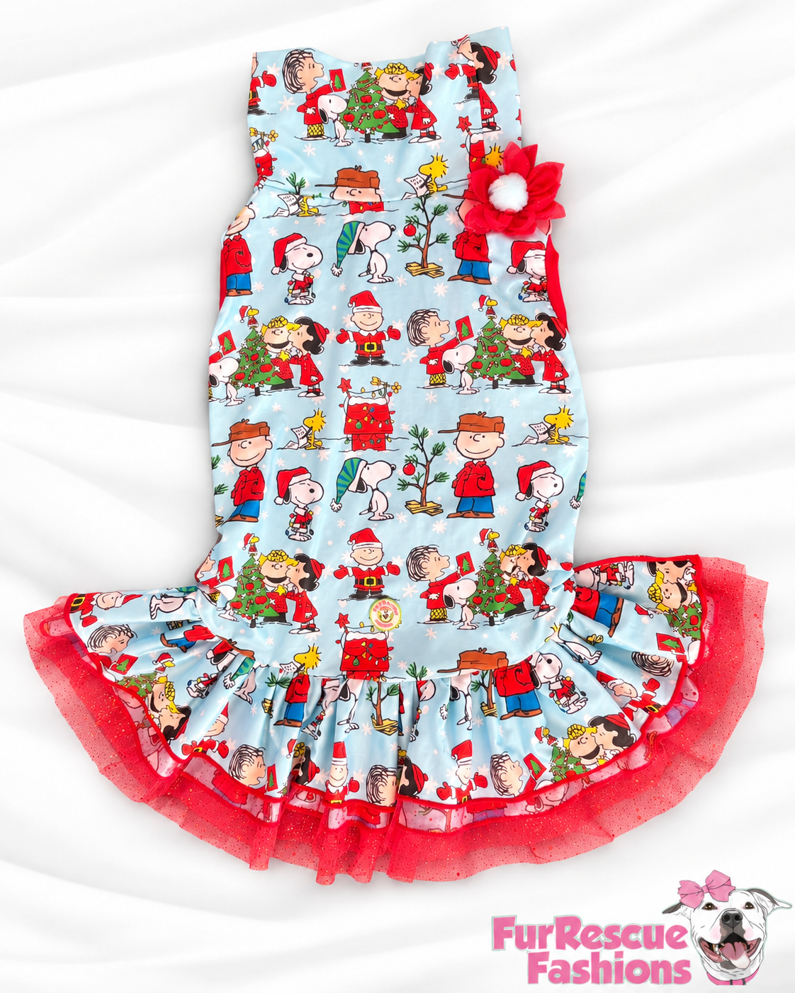 2026 Christmas Fancy Ruffle Dress (Available in all patterns