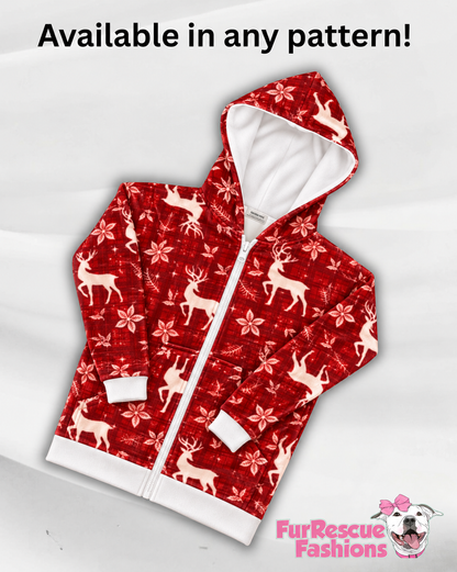 Ultra-Luxe Christmas Human Hoodie (Any Pattern Available)