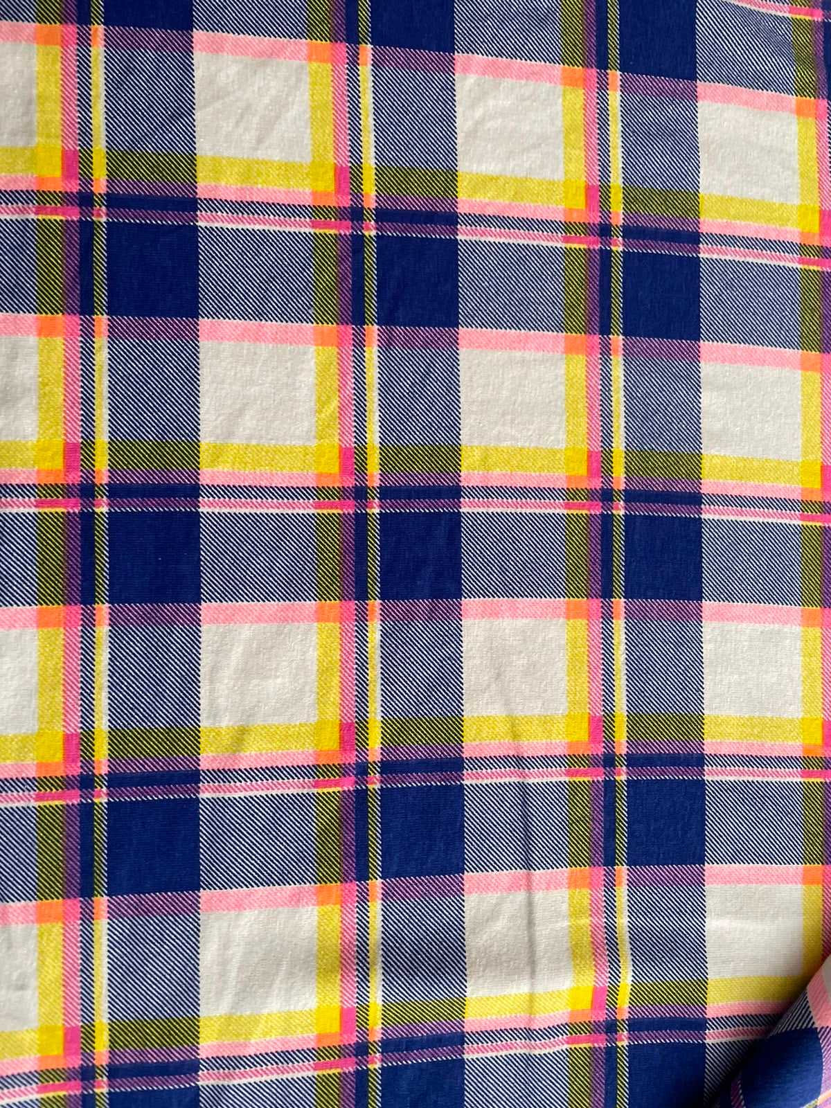 Purple Chic Plaid with Purple Neck & Trim/Sleeves (Classic Fabric)