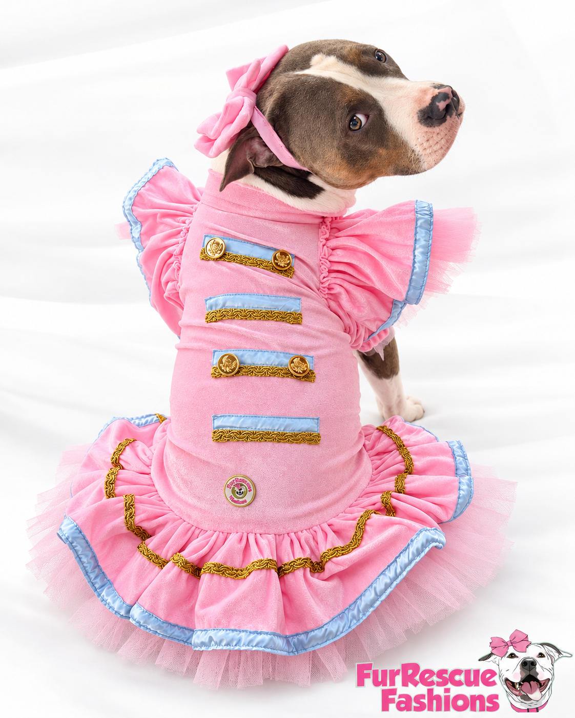 Sugar Plum Nutcracker Couture Christmas Dog Dress
