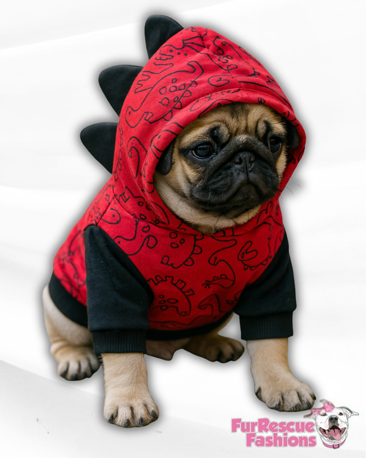 Cuddle-Saurus Dog Hoodie
