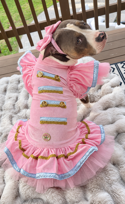 Sugar Plum Nutcracker Couture Christmas Dog Dress