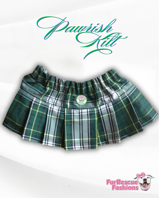 PAWrish Dog Kilt