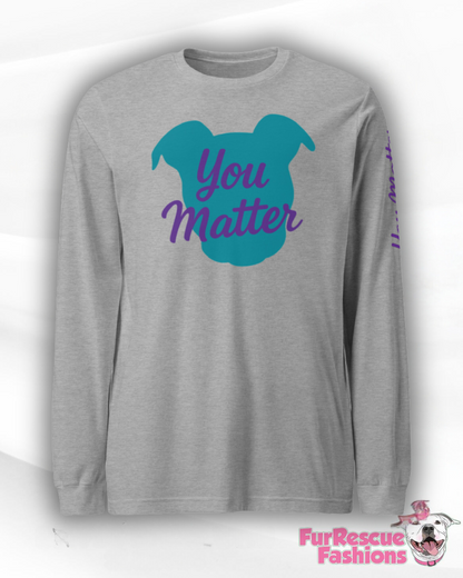 You Matter Unisex Long Sleeve Jersey
