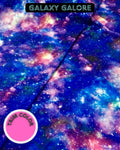 Galaxy Galore - PAWJama with Fuchsia Trim & Neck