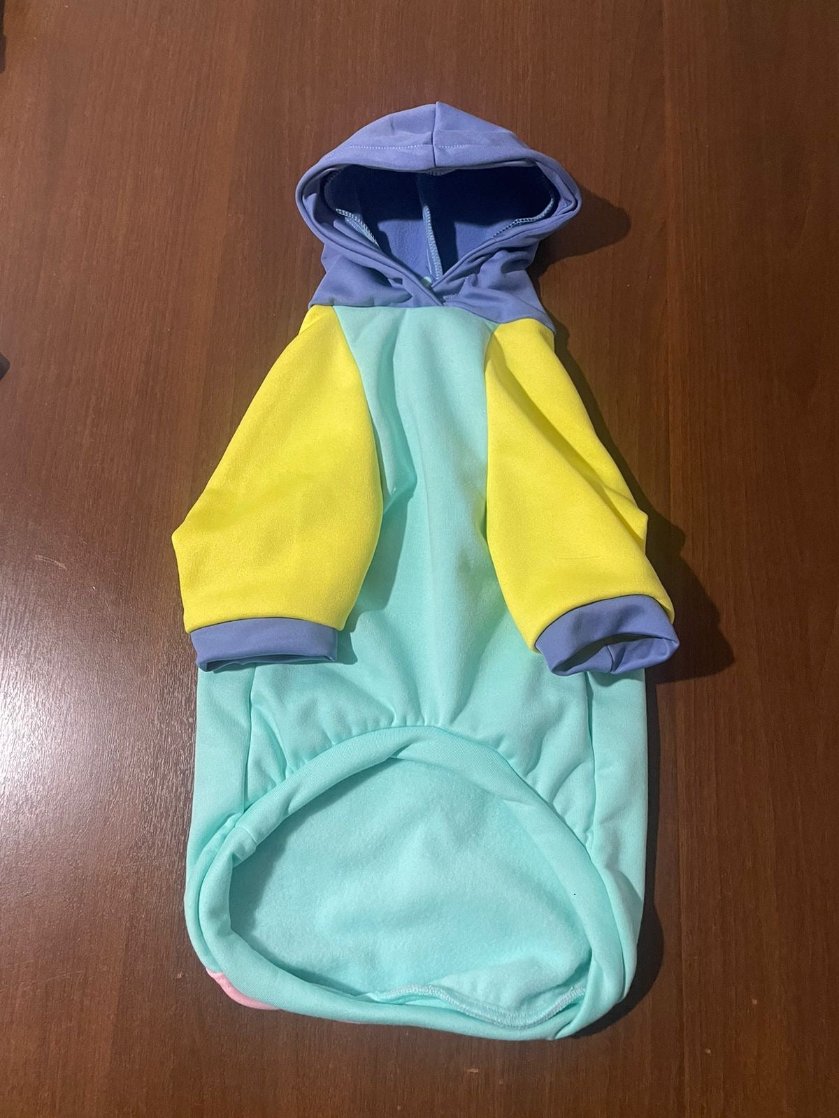Spring Color Block Dog Hoodie