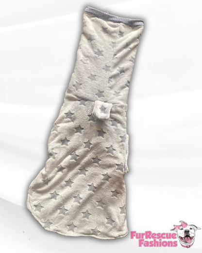 Velvet Stars Luxury Fleece Winter Cape With Snood & Sherpa Lining (Pink & Silver Options)