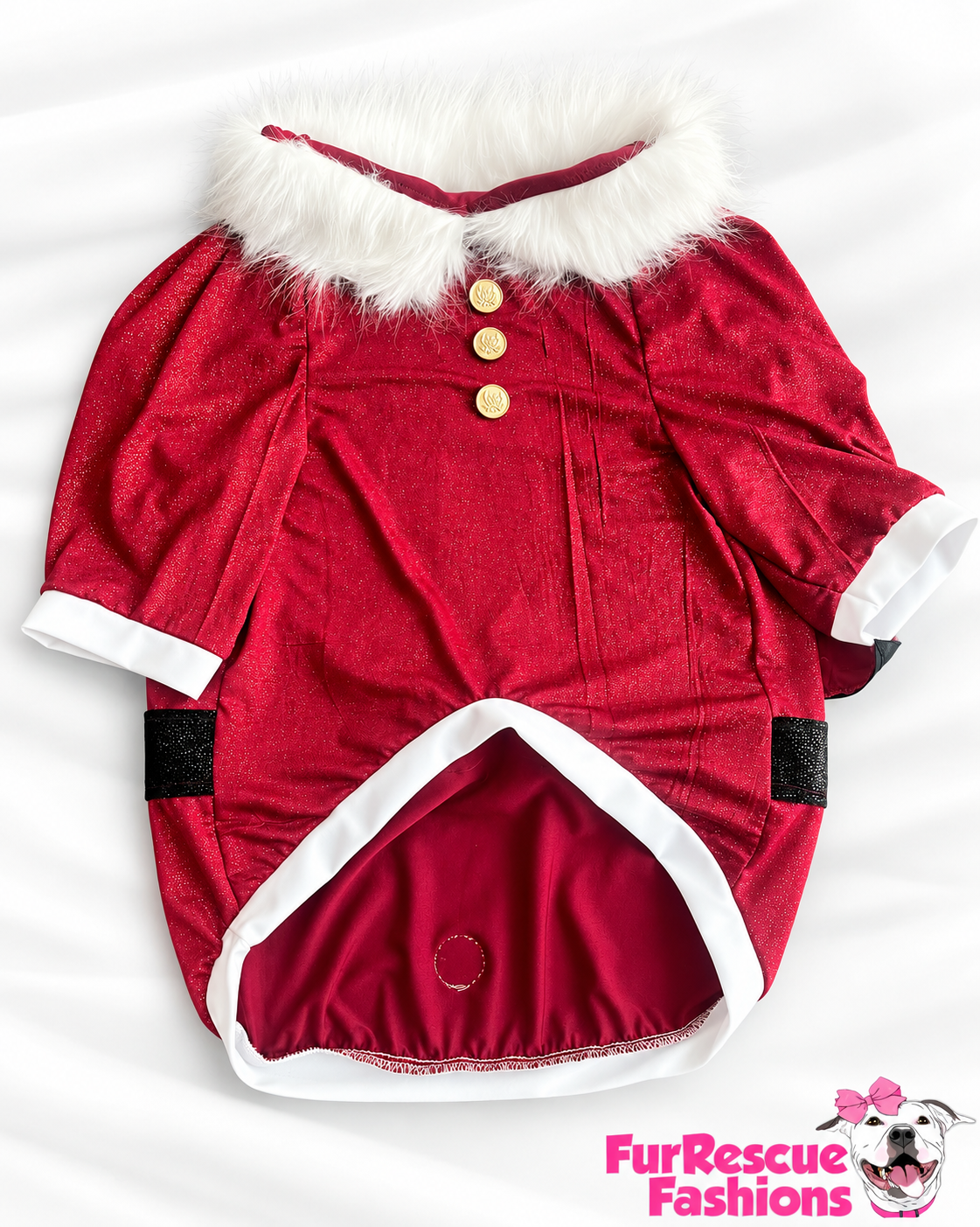 Santa’s Scarlet Christmas Dog Shirt