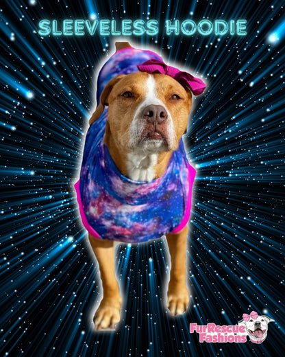 Galaxy Galore - PAWJama with Fuchsia Trim & Neck