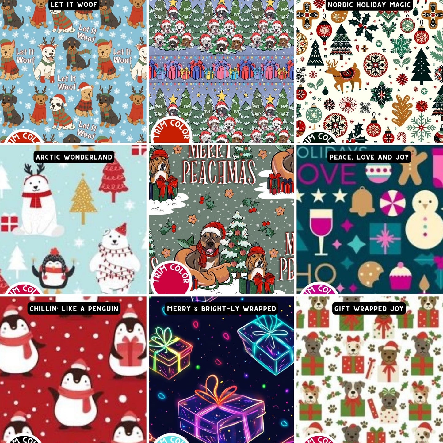 2025 Get Merry - Christmas Velcro Side Closure Vest