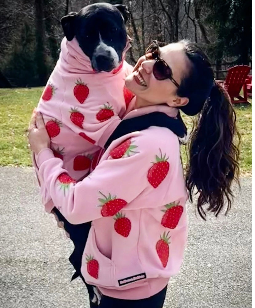 Matching StrawBerry Bliss Human Pullover (Made To Order)