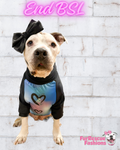 End BSL (Blue) - PAWJama with Black Trim/Sleeves