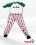 2024 Happy Holidays Human Pajamas Sets (Pants & Matching top)