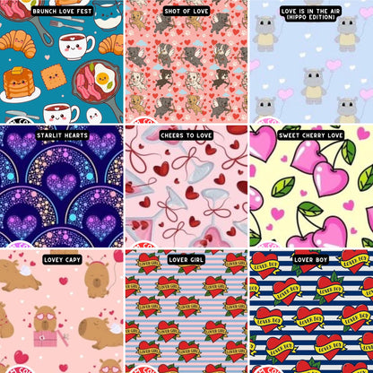 My Fur-Ever Valentine Fleece Throw Blanket (Choose your print)