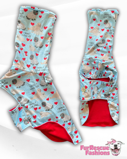 My Fur-Ever Valentine Cape With Snood & Fleece Lining (Available in Any Pattern)