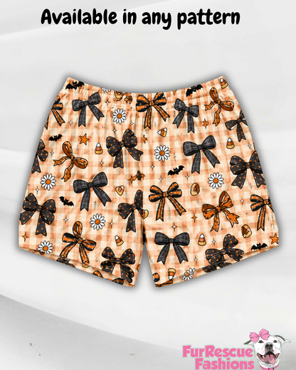 2026 Fall & Halloween Human Matching Shorts (classic or UV50) AVAILABLE IN ANY PATTERN