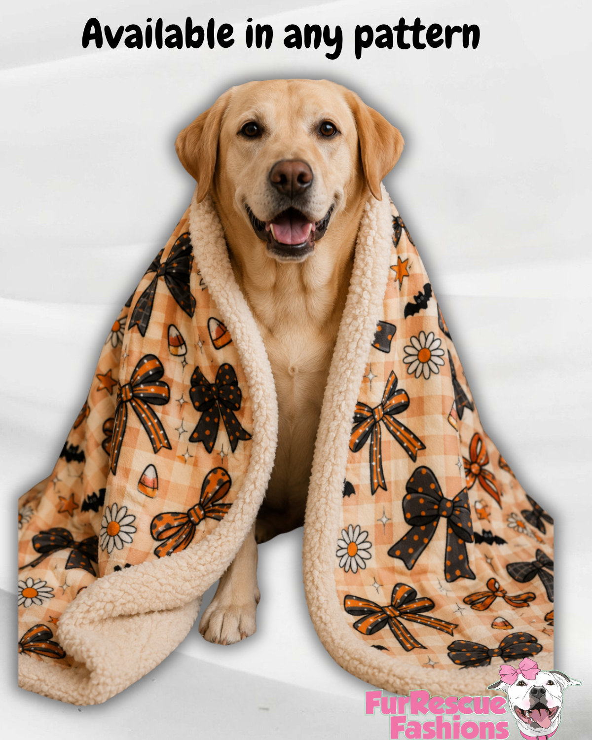 2026 Fall & Halloween Throw Blanket With Sherpa Lining (Choose your pattern) (Copy)