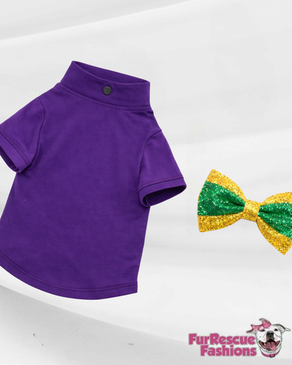 King of the Krewe Bow Tee
