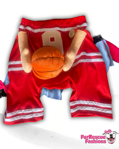 Basketball MVP Dog Costume