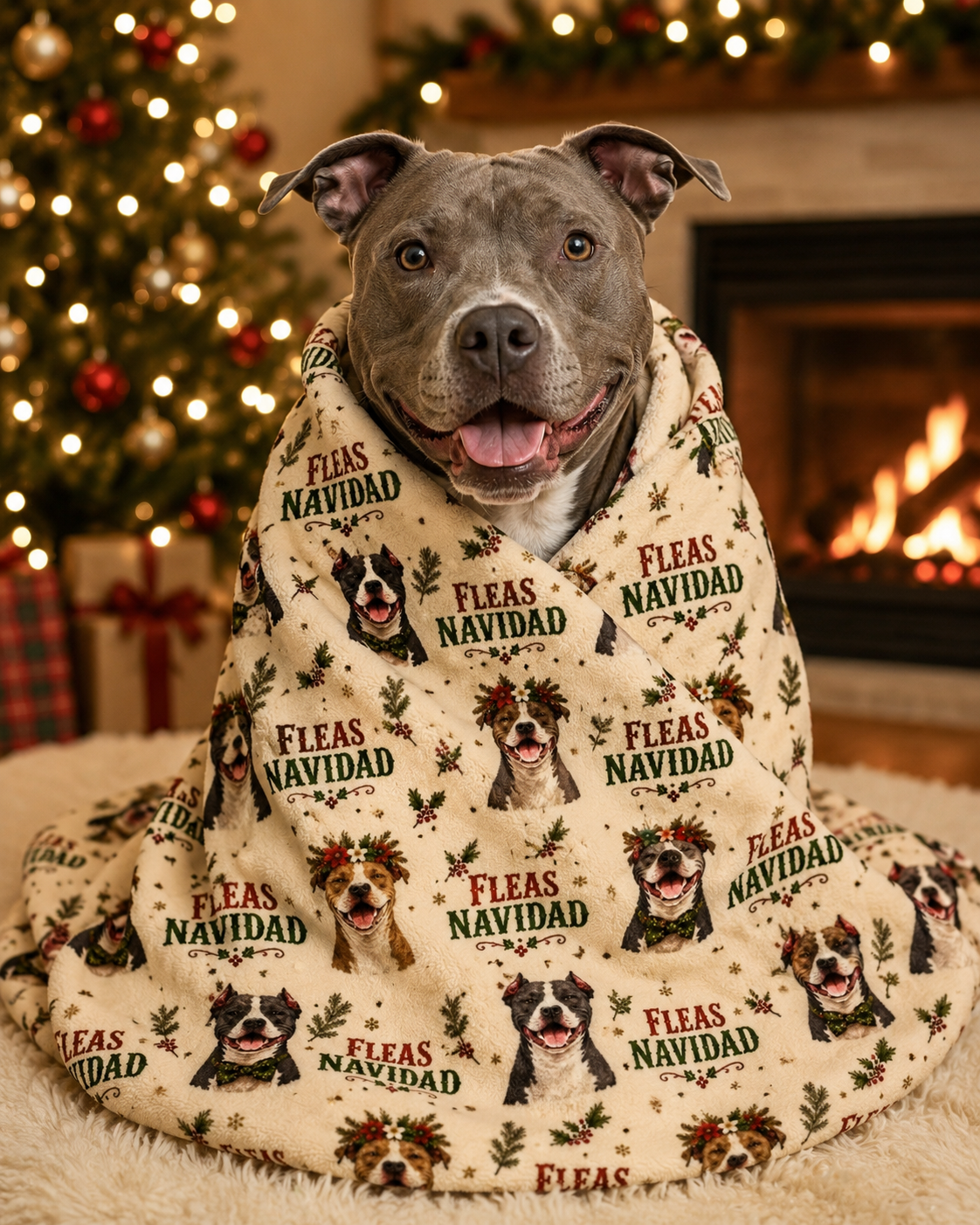 2026 Christmas in July Fleece Throw Blanket (Choose your print)