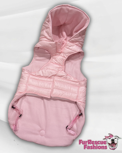 Winter Sleeveless Jacket With Velcro & Fleece Lining - Color Options