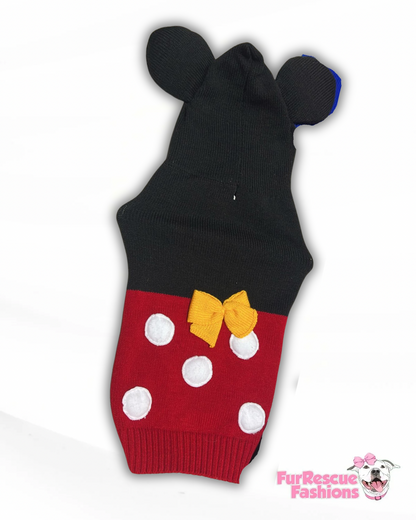 Cozy Minnie-Mania Knit Dog Vest