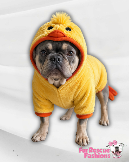 Luxury Fleece Baby Duck Dog Costume