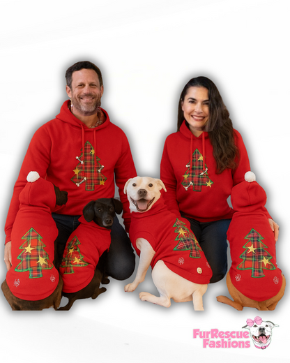 Paw-liday Tree Human Hoodie