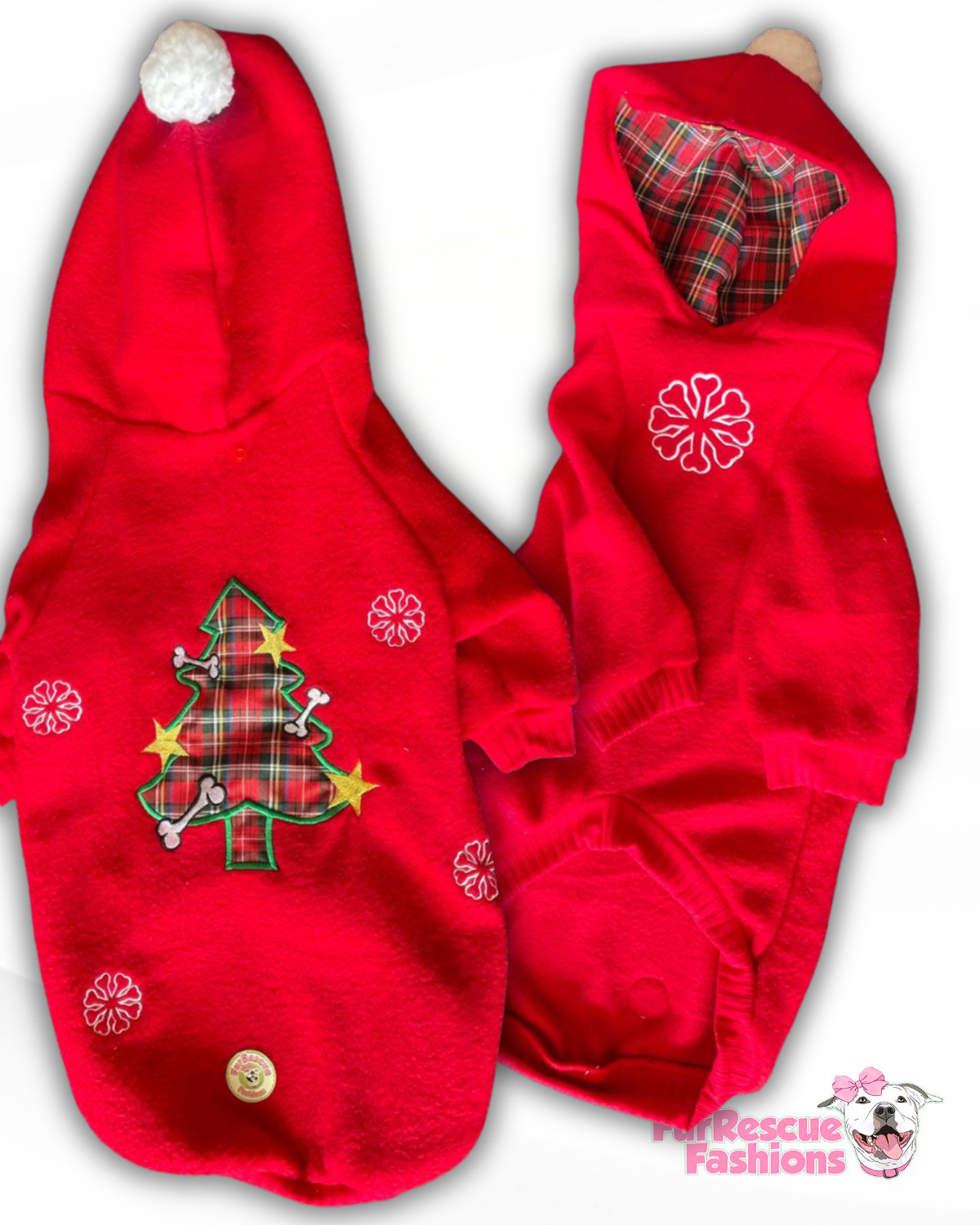 Paw-liday Tree Dog Hoodie